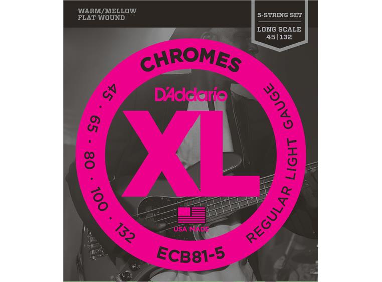 D'Addario ECB81-5 Chromes Bass (045-132) (5 str)
